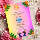 Search for peacock indian wedding invitations Hindu