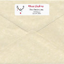Search for funny christmas return address labels reindeer