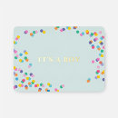 Search for mint and gold baby shower invitations confetti