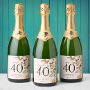 Search for 40th birthday wine labels Elegant