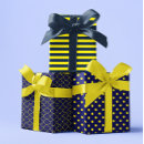 Search for navy wrapping paper Yellow