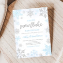 Search for snowflake baby shower invitations Winter