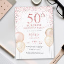 Search for 50th birthday invitations Pink