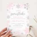 Search for snowflake invitations Silver