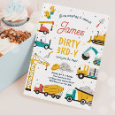 Search for construction 3rd birthday invitations Boy birthday party