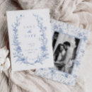 Search for dusty blue save the dates Chinoiserie