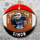 Search for football jersey ornaments Red