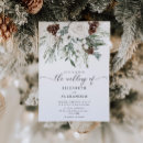 Search for winter wedding invitations snow