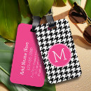 Search for hot pink luggage tags Girly