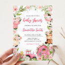 Search for pink farm invitations Girl