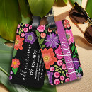 Search for black luggage tags Girly