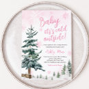 Search for pink winter wonderland invitations Girl