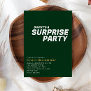 Search for gold and green birthday invitations Chic