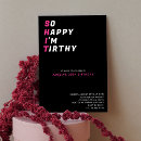 Search for humorous 30th birthday invitations Elegant