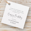 Search for minimalist gift tags Black and white