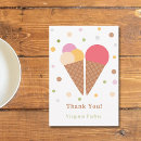 Search for ice cream thank you cards Pastel