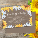 Search for rectangle daisy baby shower invitations Flowers