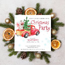 Search for red truck invitations Snowflakes