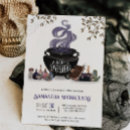 Search for spooky baby shower invitations Cauldron
