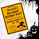 Search for halloween party invitation postcards black