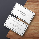 Search for boutique business cards luxury