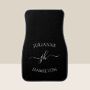 Search for unique car floor mats Black