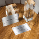 Search for stainless business cards Elegant