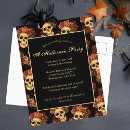 Search for halloween party invitation postcards gothic