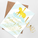 Search for carousel 1st birthday invitations Girl