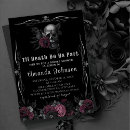 Search for til death do us bridal shower invitations Floral skull