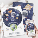 Search for astronaut birthday invitations Star