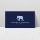 Search for elephant business cards vintage