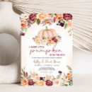 Search for burgundy baby shower invitations Pumpkin