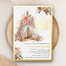 Search for tribal baby shower invitations it's a girl