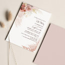 Search for pampas grass invitations Terracotta
