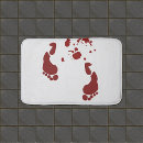Search for bloody bath mats Halloween