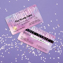 Search for purple glitter business cards Beauty salon