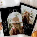 Search for high school senior cards Black and white