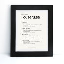 Search for house rules posters Welcome