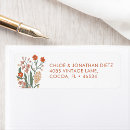 Search for groovy return address labels Retro