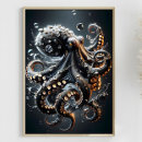 Search for octopus posters surrealism