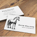 Search for equine business cards Modern