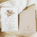 Search for boho floral baptism invitations Modern