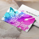 Search for fine business cards watercolor