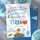 Search for twins 2nd birthday invitations Cute