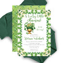 Search for shamrock baby shower invitations St patrick's day