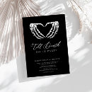 Search for gothic wedding invitations Black and white