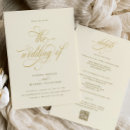 Search for cream and gold wedding invitations Ornate