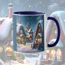 Search for christmas village mugs Blue