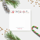 Search for christmas personal stationery Illustration